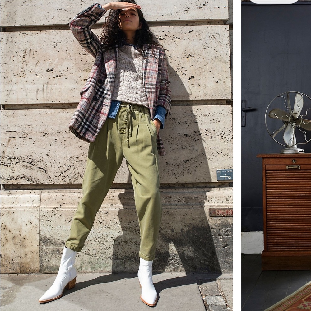 Free People Margate Pleated Trousers